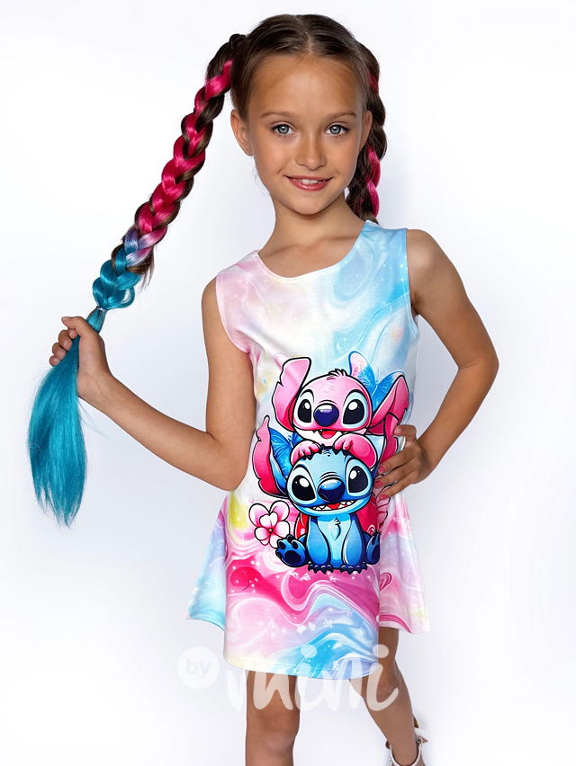Lilo & Stitch letní šaty RAINBOW