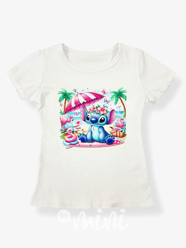Lilo & Stitch triko BEACH bílé