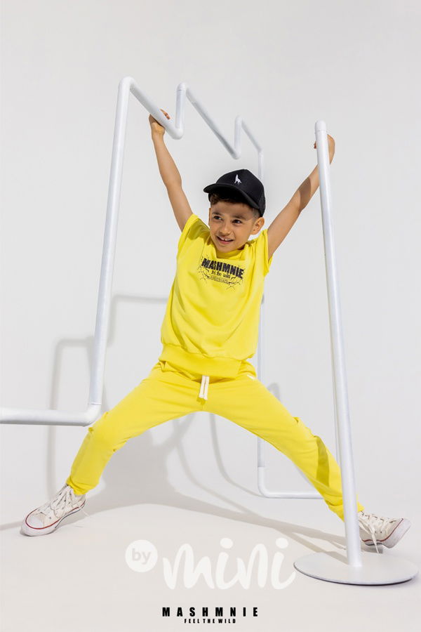 Mash Mnie jogger tepláky WOLF yellow