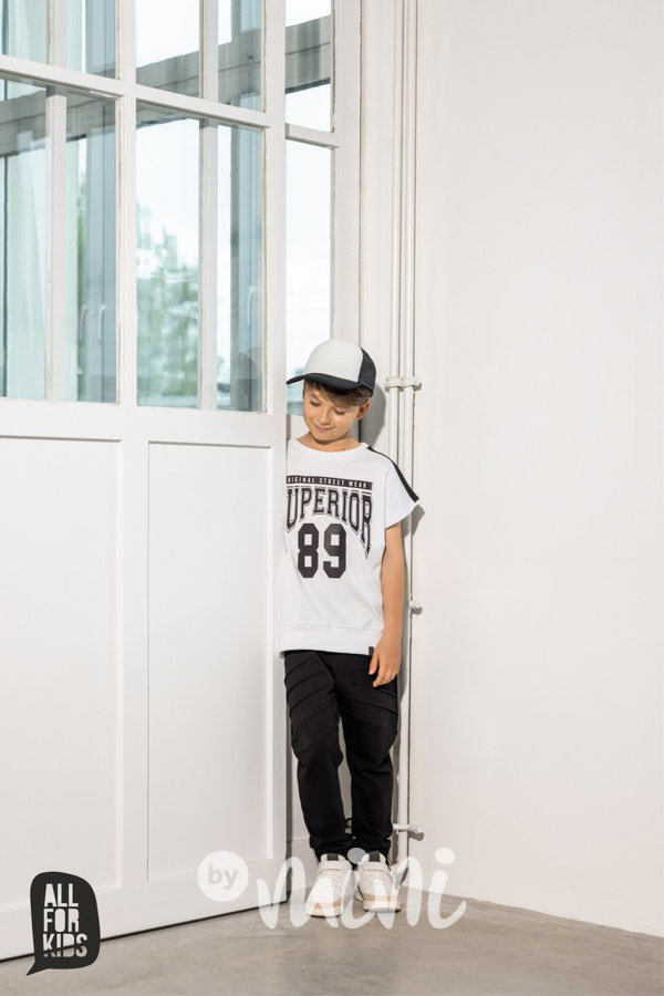 All for kids biker jogger tepláky černé