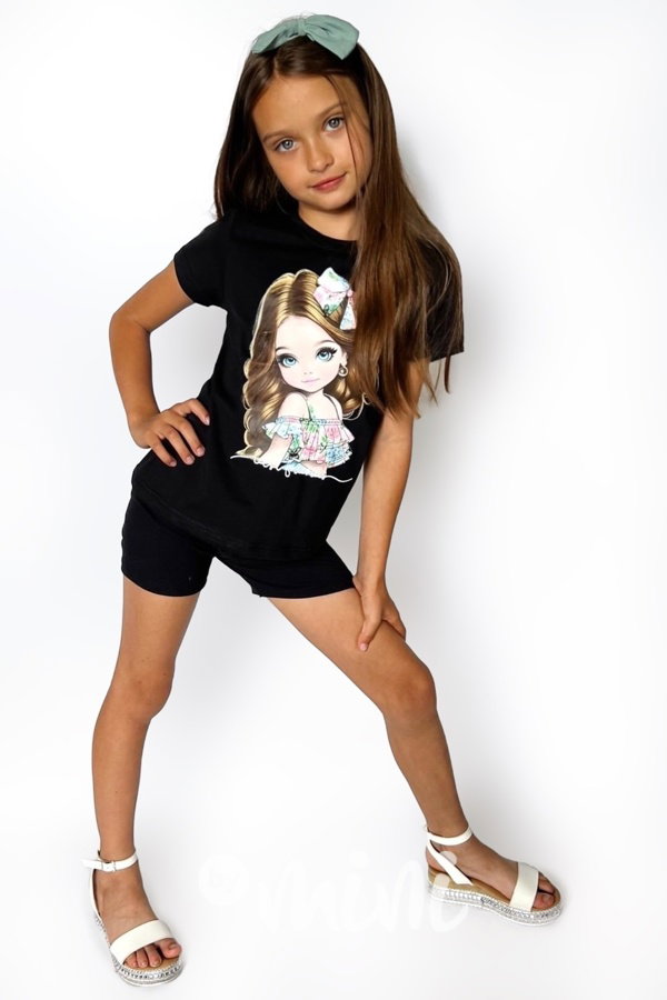 Triko GIRL černé