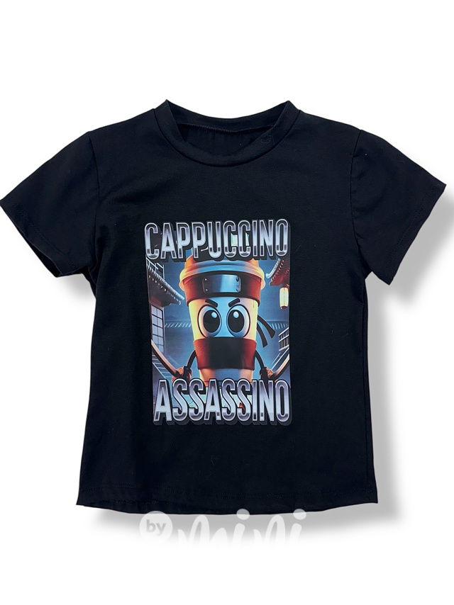 Cappuccino Assassino triko černé