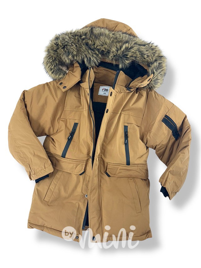 Zimní parka s kožíškem