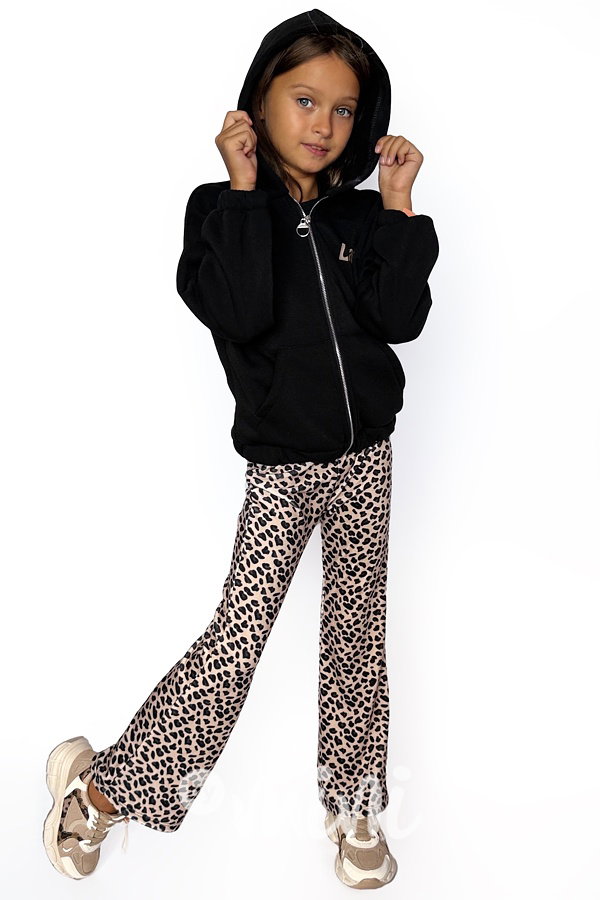 Soft velur zvonáče leopard