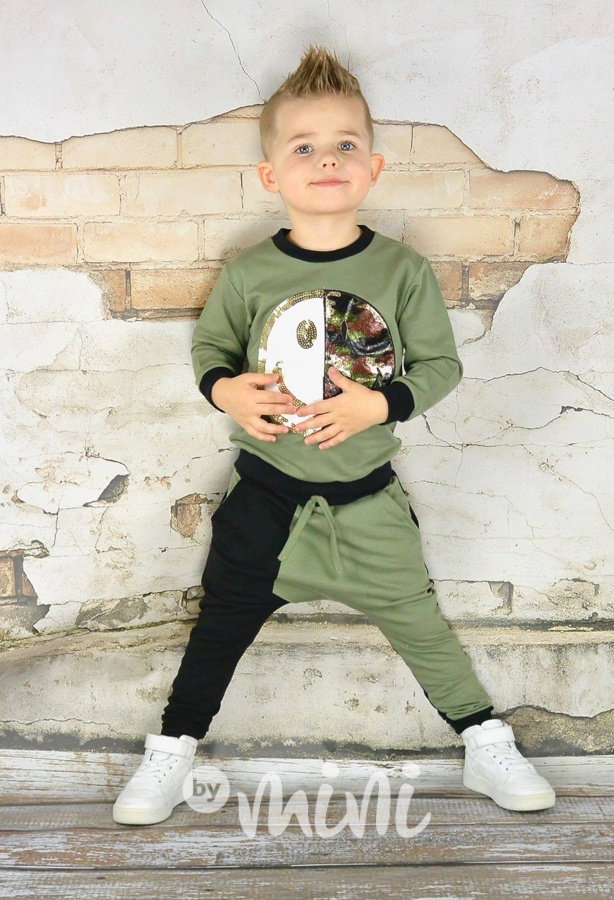 Green smiley set