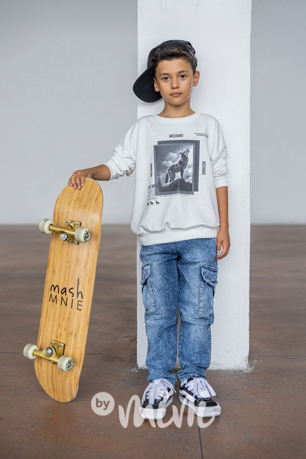 Mash Mnie soft denim barrel kapsáče blue