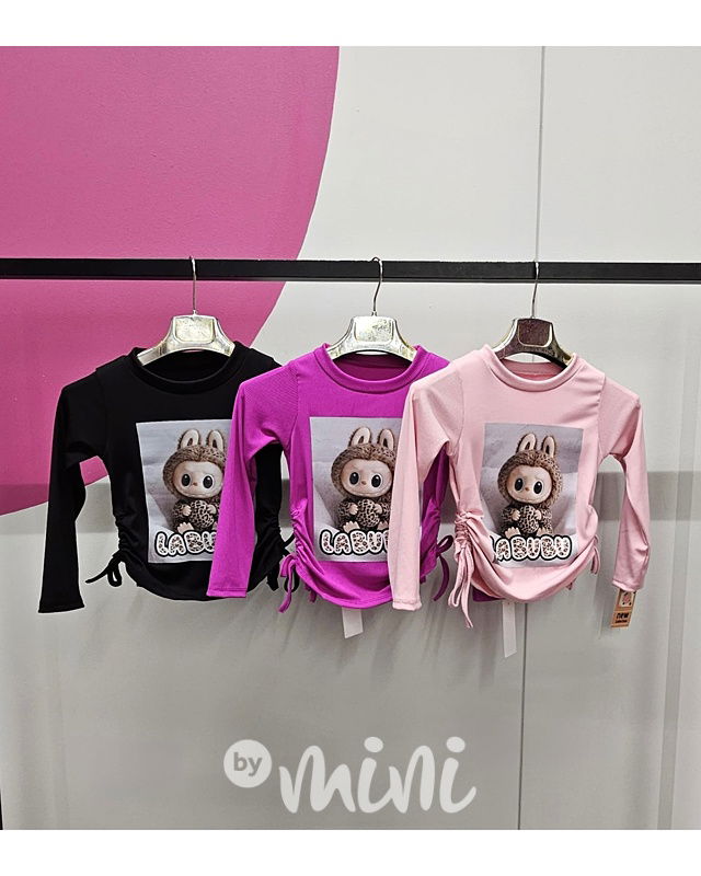 Labubu blůzka na stahování PINK
