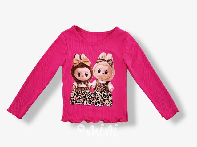 Labubu longsleeve blůzka FRIENDS malinová