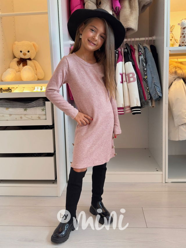 Podzimní šaty pink