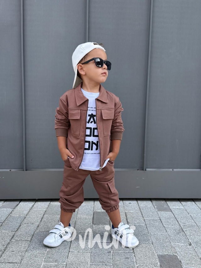 BRAVE 3-dílná souprava hnědá