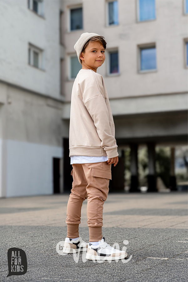 All for kids cargo kapsáče beige