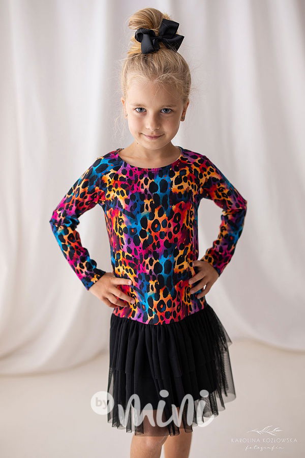 Lily Grey šaty s tylem magic animal