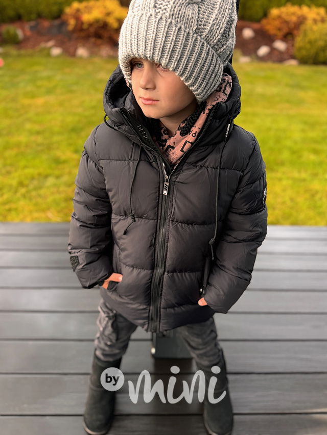 Zimní černá bunda STYLE