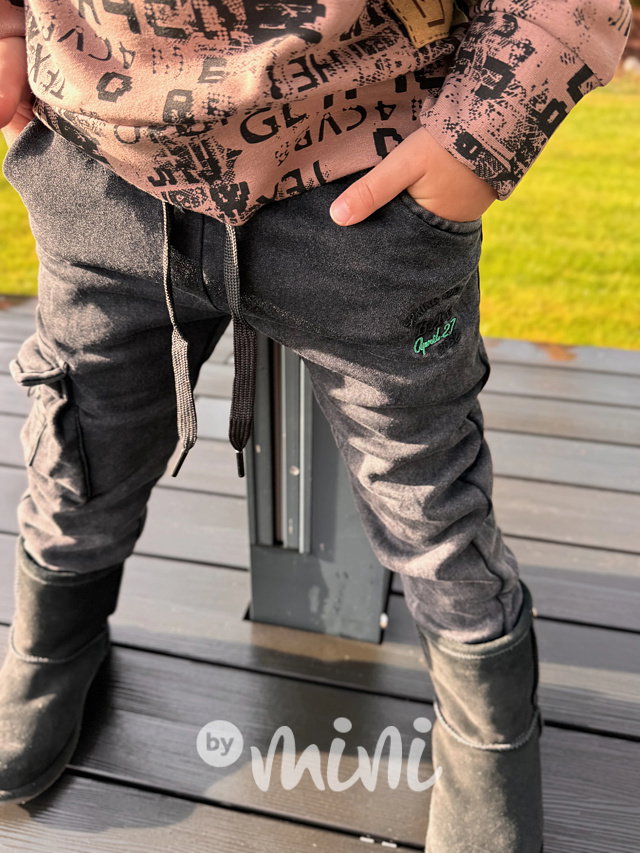 Thermo soft denim tepláky