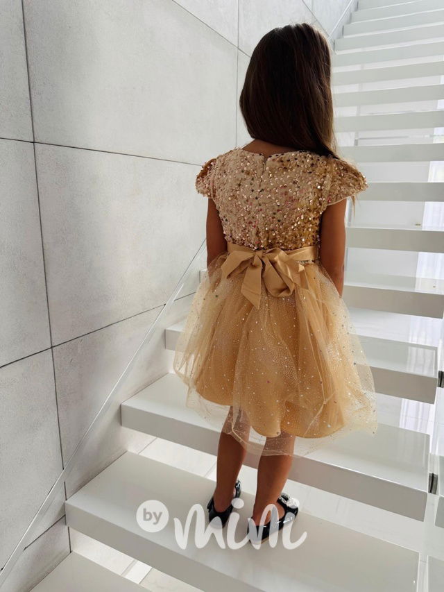 PREMIUM slavnostní šaty STARS zlaté