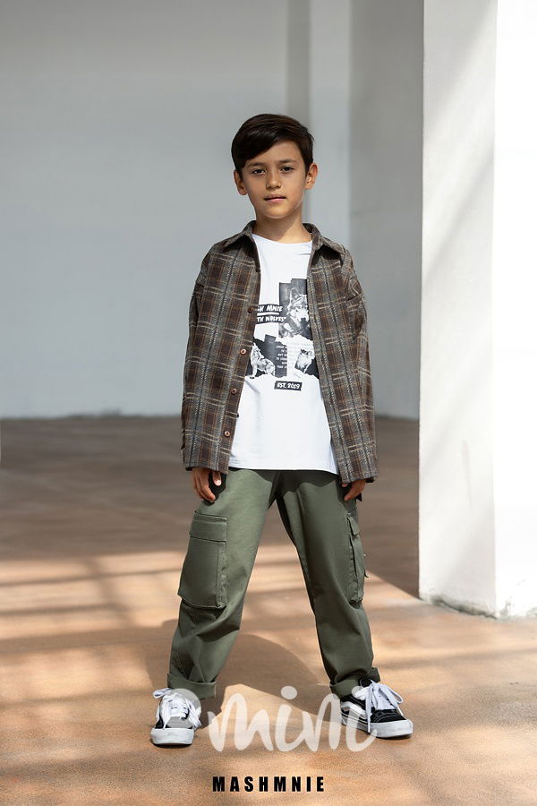 Mash Mnie volné barrel kapsáče WOLF khaki