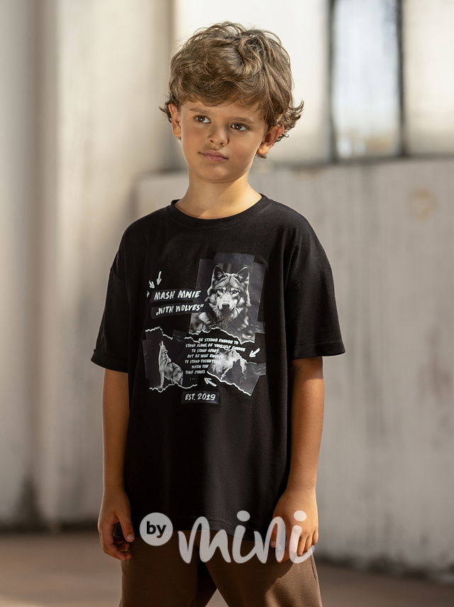 Mash Mnie triko wolf černé