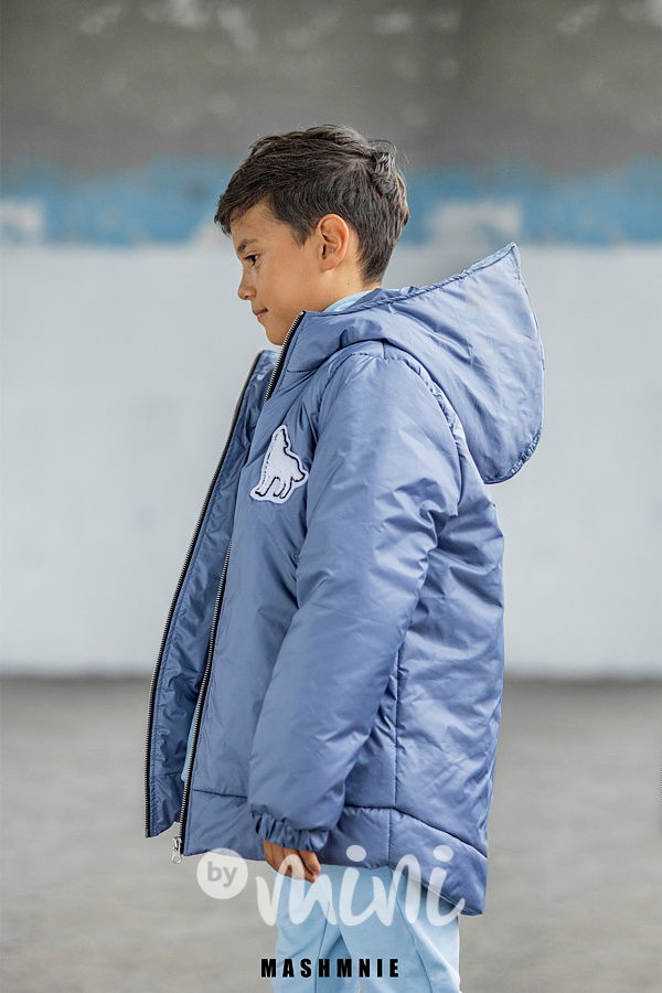 Mash Mnie zimní bunda WOLF ice blue