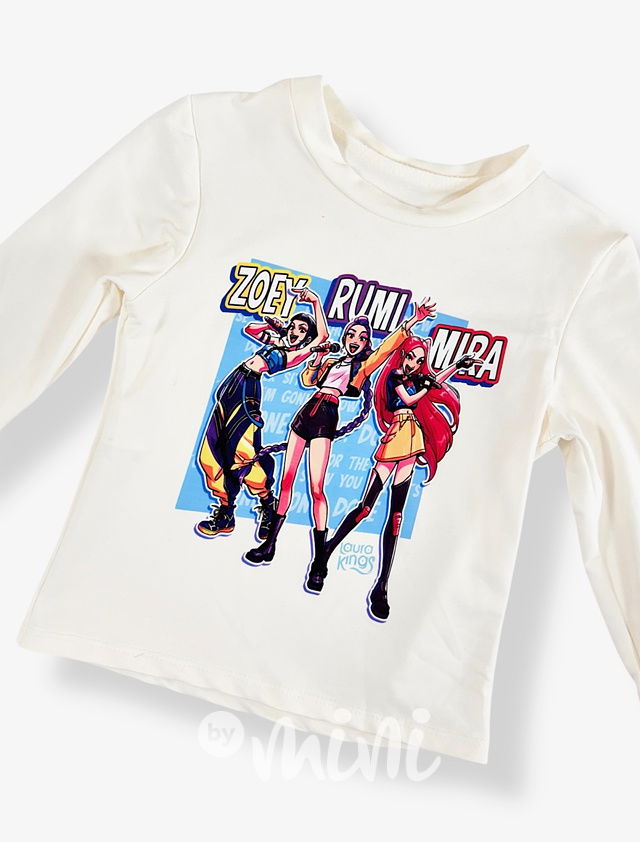 Demon Hunters blůzka GIRLS krémová