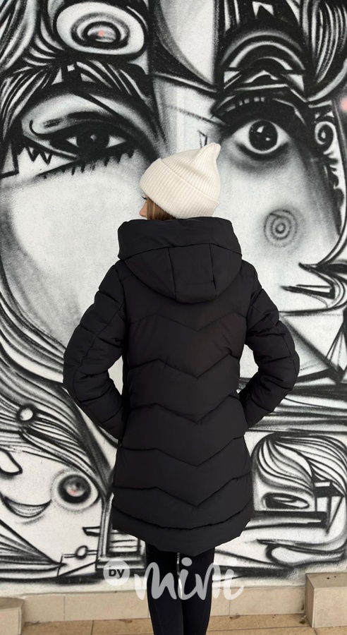 Zimní kabát Lily černý