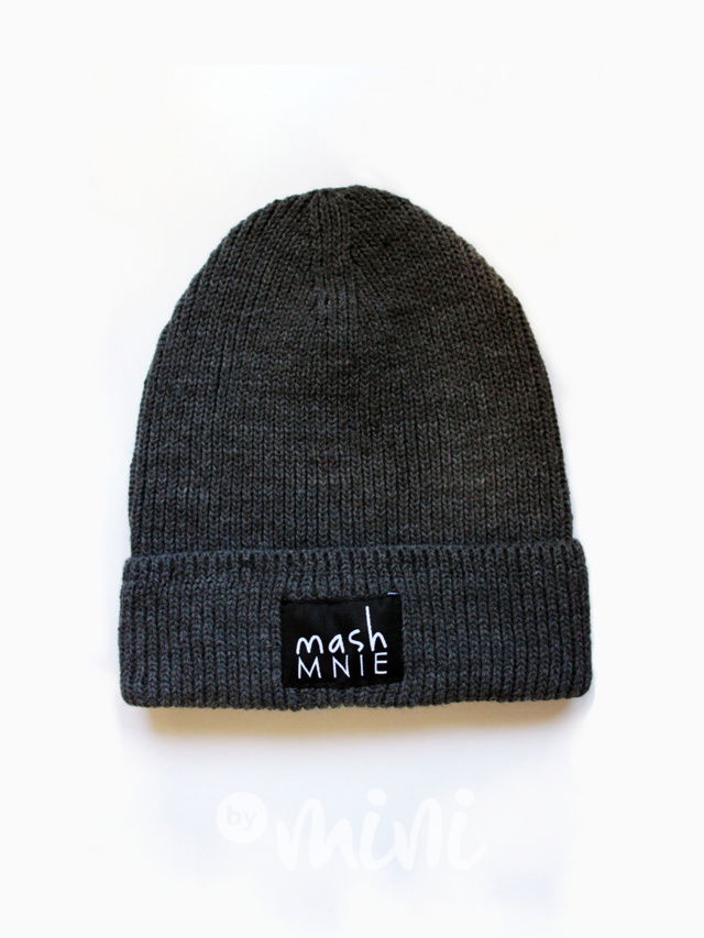 Mash Mnie pletená čepice dark grey
