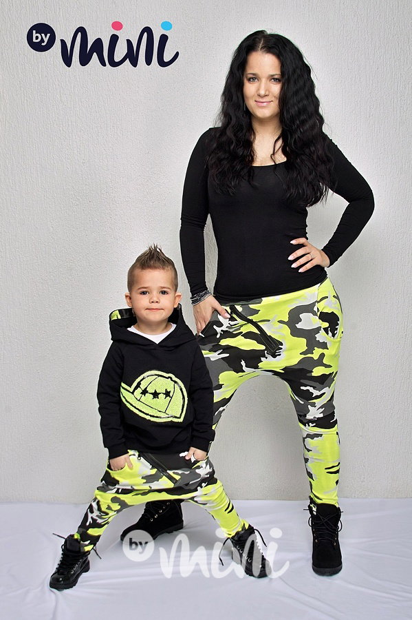 NEW neon army baggy zip