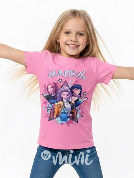 Huntrix triko růžové