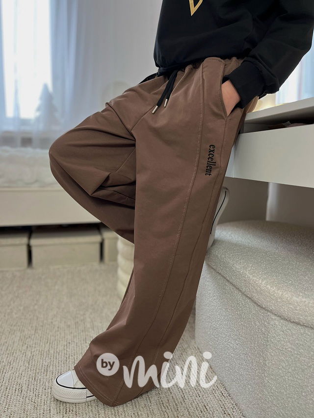 Relax Excellent lounge tepláky hnědé