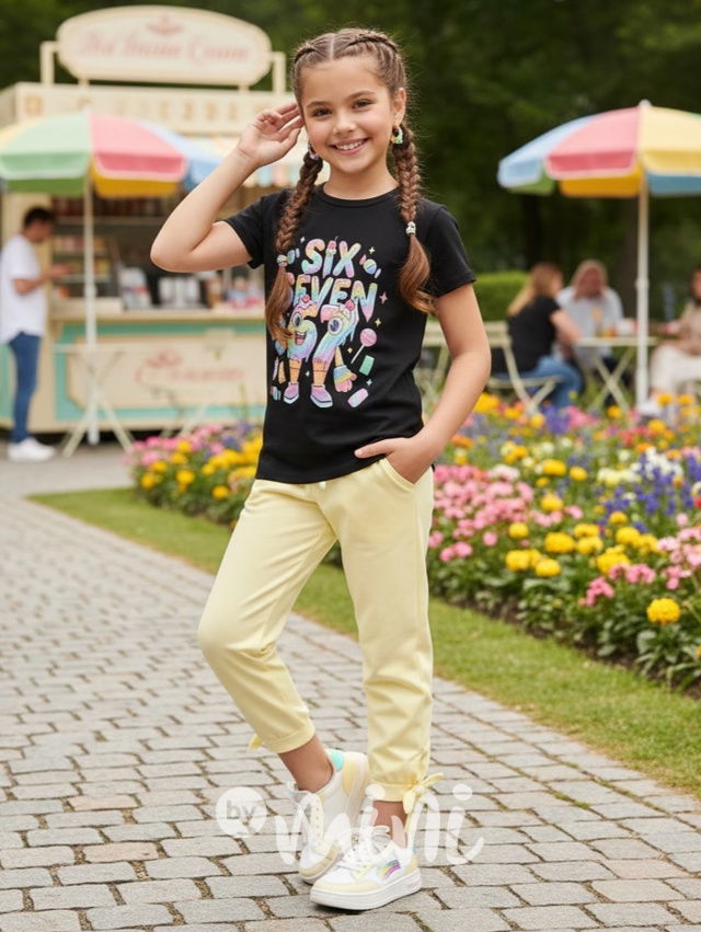 Mašličkové kalhoty sunshine