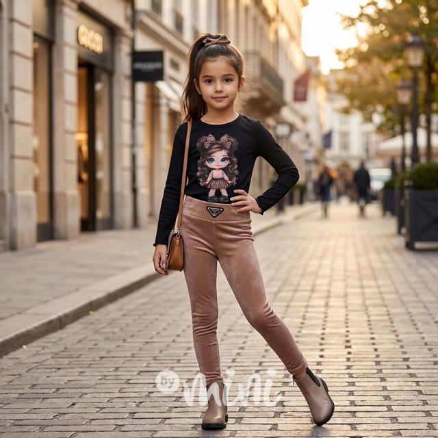 Soft velur teplé legíny mocca