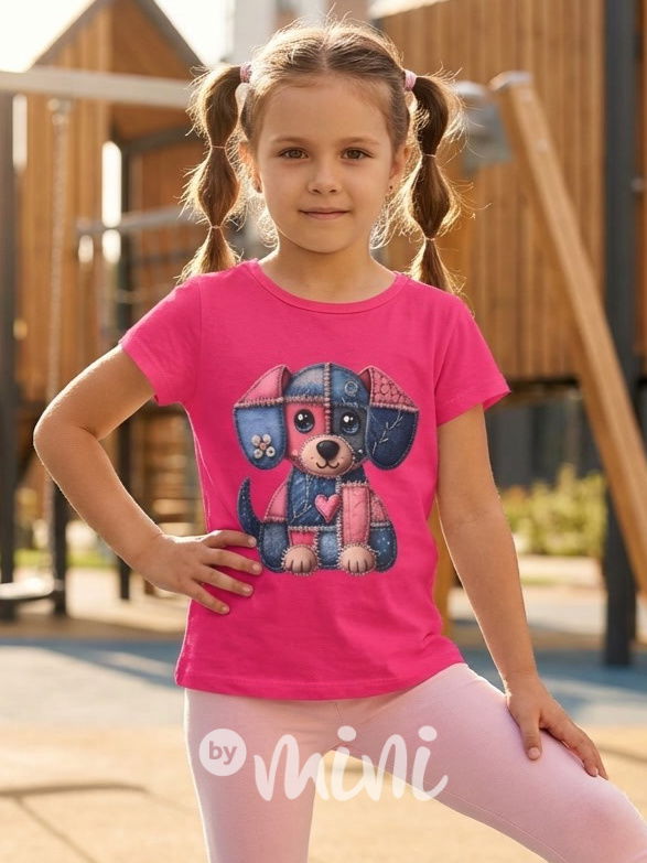 Pejsek triko růžové