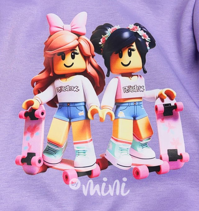 Roblox mikina friends fialová