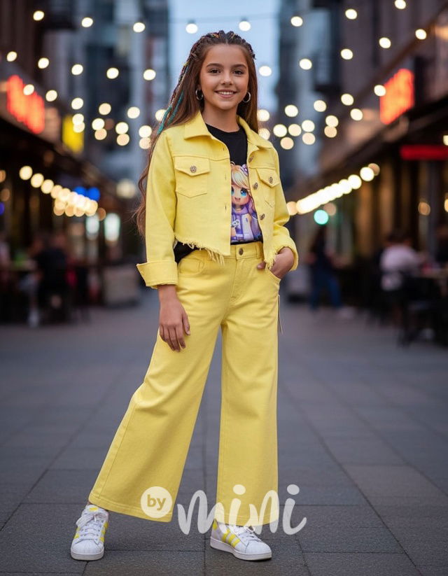 Sunshine crop denim bunda