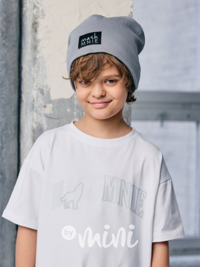 MASH MNIE žebrovaná čepice stone grey