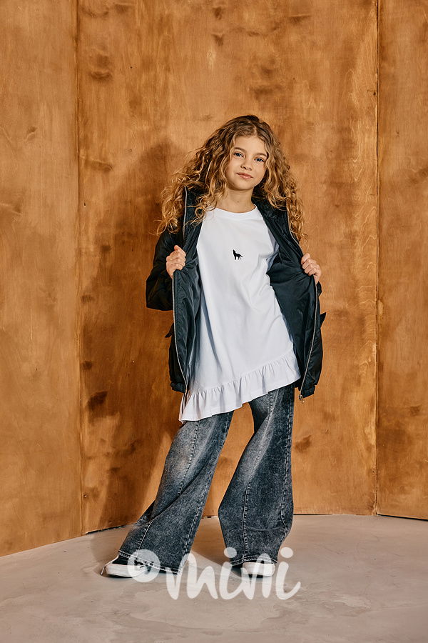 Mash Mnie unisex oversize černá bunda