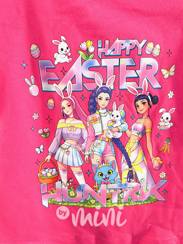 Velikonoční HUNTRIX triko růžové