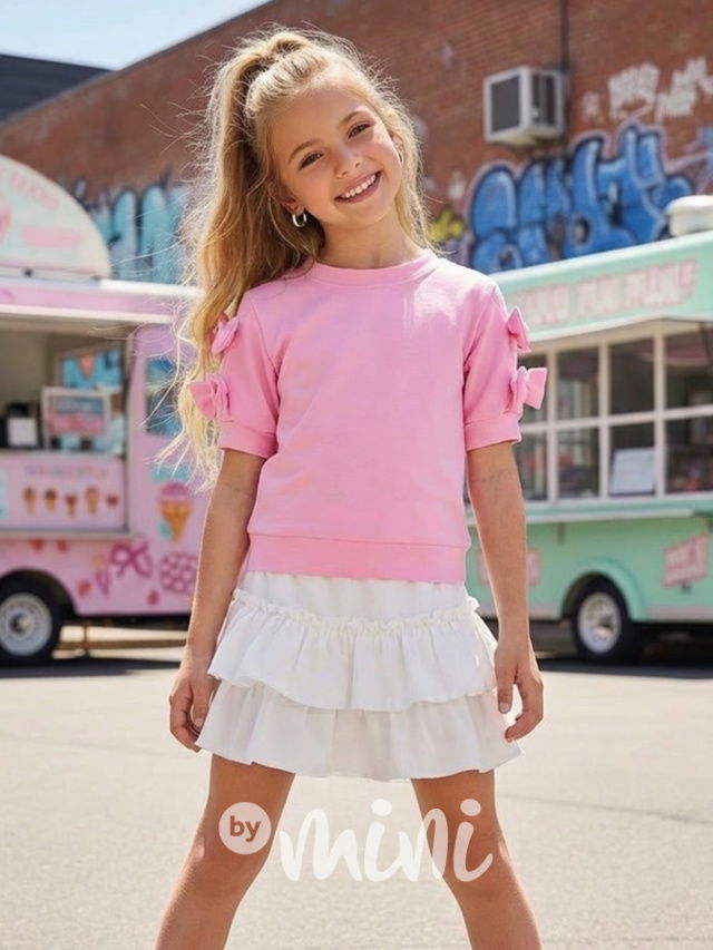 Mašličková blůzka růžová