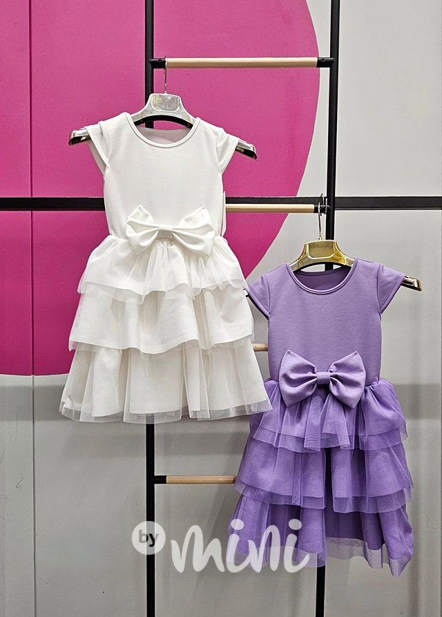 BOW slavnostní šaty lila