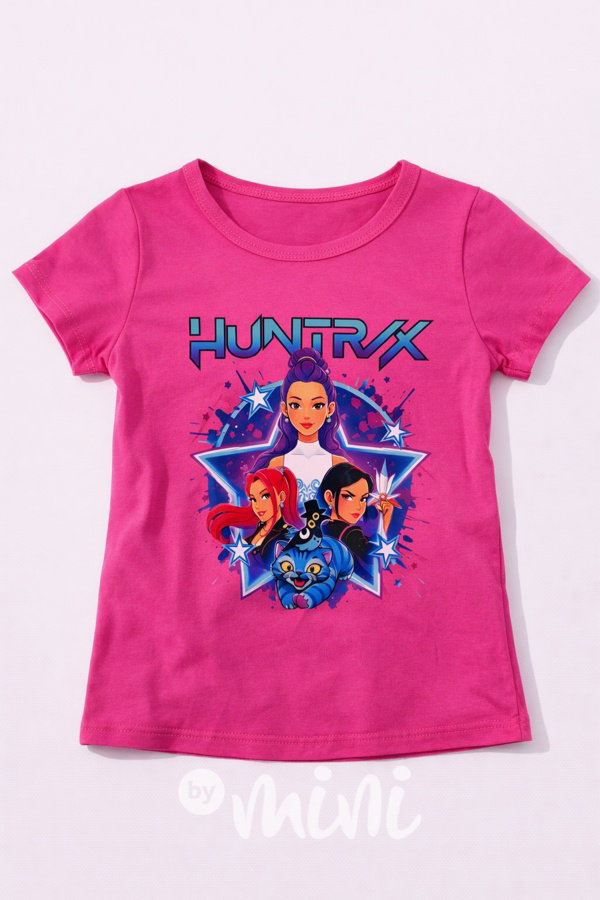 Huntrix triko růžové