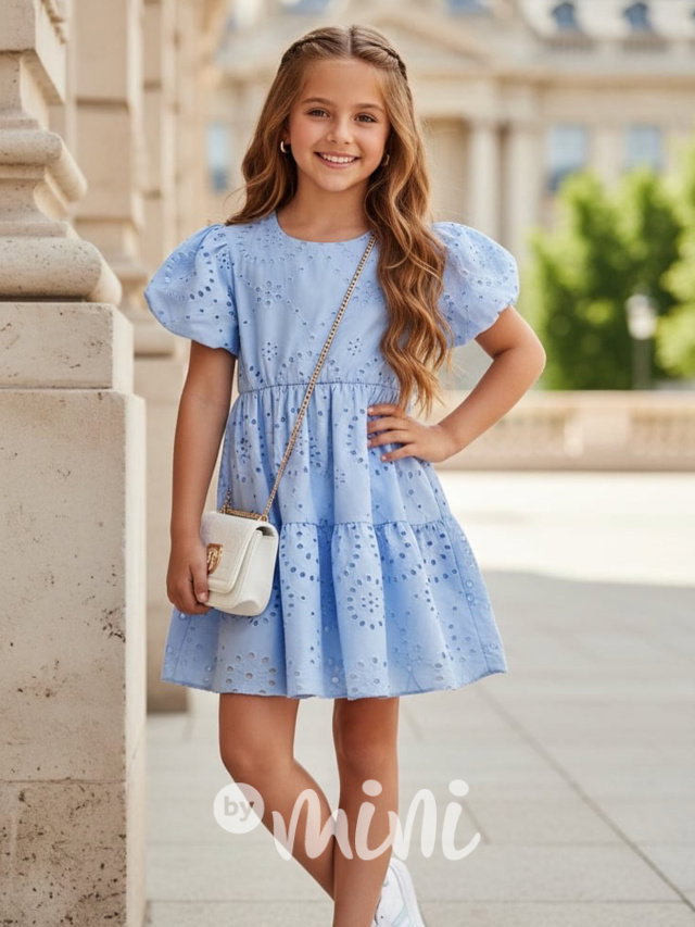 Letní madeira šaty baby blue