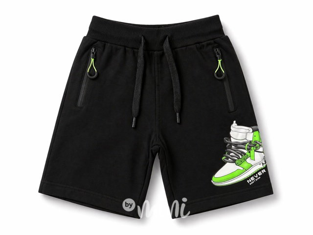 Bavlněné kraťasy Sneakers černé