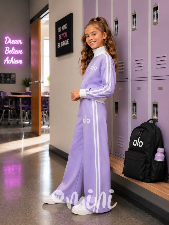 ALO lila sporty set