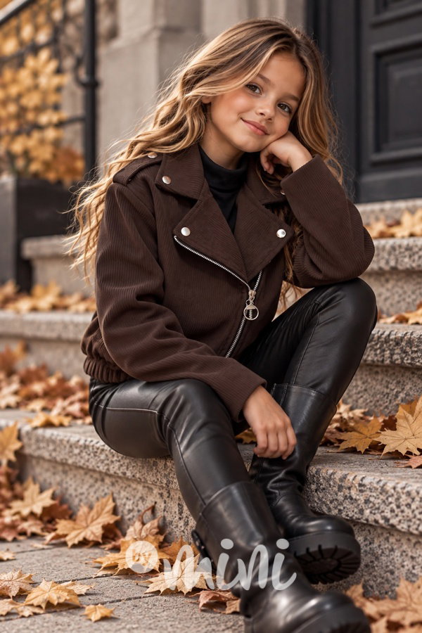 Podzimní fashion bundička chocolate