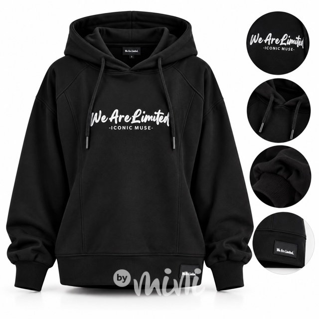 Limited mikina černá