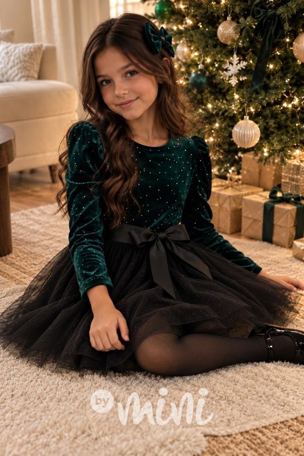 Sváteční šaty Emerald velvet