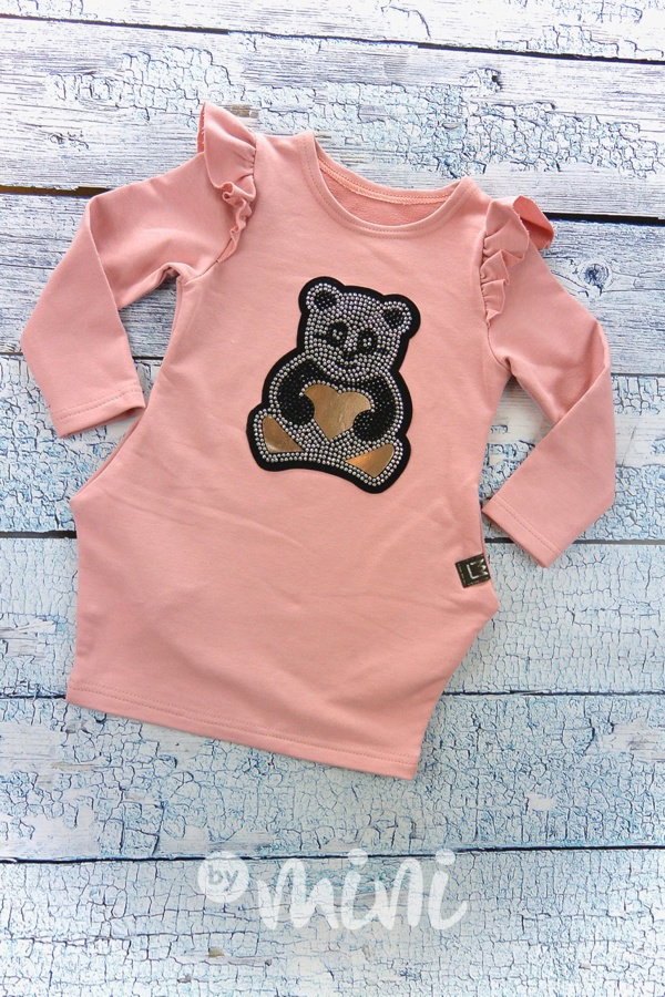 Bear pink tunika s volánky