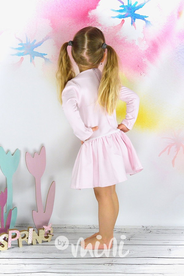 Mickey dress s přetáčecími flitry pink