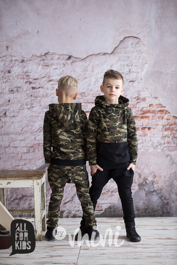 Black/Army mikina
