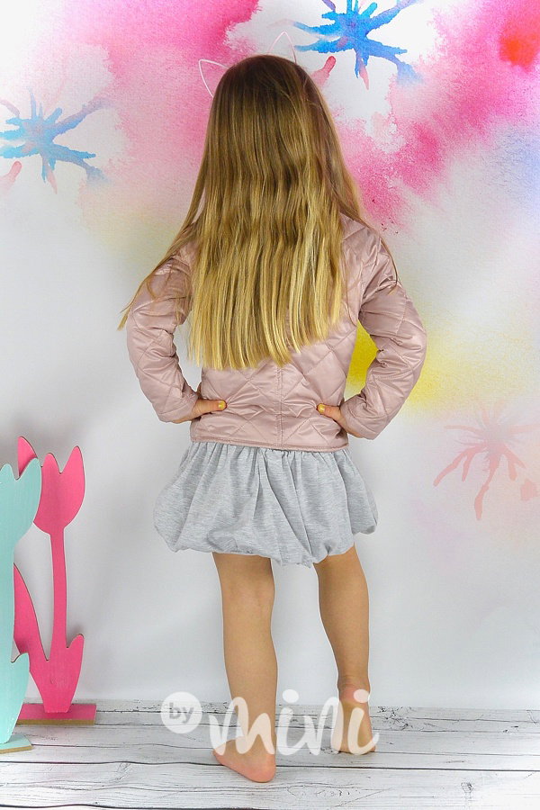 Prošívaný růžový křivák