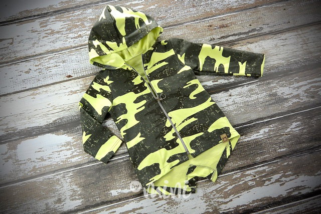 Neon army mikina